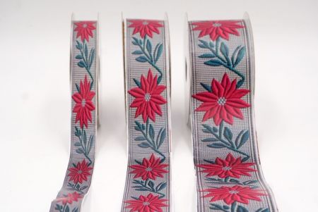 Weihnachtsstern Schönheit Jacquardband_AI-KN